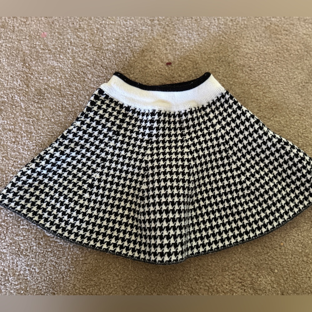 Checkered skirt toddler kids 4T
